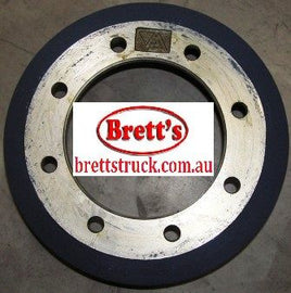 XXX ZZZ 11540.031 DRUM FRONT 8 STUD  HINO TRUCK PARTS BUS 43512.717 , 43512-2230 , 43512-2840 , 43512-2850 , 435122230 , 1G0029 WANO IKP HINO BUS AK176 1990-1992 BX341 RK176
