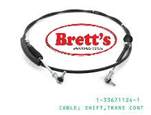 ! ZZZ 12230.019 CABLE ISUZU TRUCK SHIFT  GEAR CHANGE TRANSMISSION SHIFT ISUZU FTS FTS33 6HH1 1996-3/1998 2000-3/2003 1336708110
