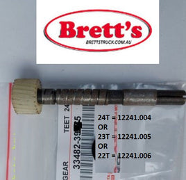 XXX ZZZ 12241.006 SPEEDO DRIVEN GEAR 22T 22 TEETH HINO TOYOTA DAIHATSU 33482-39225 3348239225 3348239225000
