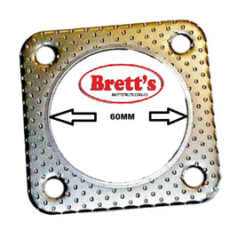 13105.084 GASKET EXHAUST BRAKE BUTTERFLY VALVE   NPR NPR66 NPR70 4HF1 4HE1 4HE1T 1994-2004 ISUZU  KNORR JKC  46719-37030 4671937030 8970168010 8970168011 8970376940