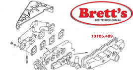 SPEC 13105.409 INLET MANIFOLD GASKET RUBBER NISSAN CIVILIAN 3.3L ED33 NON TURBO NISSAN 1982-1988 14035-T9002  JG78013  NF10401  14035T9002 JC470
