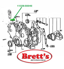 ZZZ 13113.011 FRONT ENGINE COVER TIMING COVER GASKET FOR TOYOTA V10 B 1978- 11328-56040 1132856040 DAIHATSU TOYOTA  DELTA DYNA Gasket, Timing Gear Or Chain Cover 11328-56041