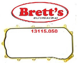 13115.050 SUMP GASKET MITSUBISHI FUSO CANTER 4P10T FEB21 515 2011- FEB51 615 2011-8/2015 FEB71  FEB91 918 2011-  FEC71 815 2011-  FEC81 715 2011-8/2015 FEC91   FECX1 FGB71  FGB71 715 9/2015-