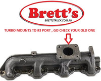 SPEC 13600.302  EXHAUST MANIFOLD MITSUBISHI FUSO CANTER 4D31T 4D31  TURBO  1988-1995  FE434 FE444  2329-920-110 EXHUAST ME013569 ME013571