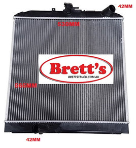 14001.526 RADIATOR HINO DUTRO FOR  TOYOTA DYNA WU410 WU420 GP151985AL 1640078570 16400-78570   HINO10PACM HIN010PACM