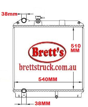 14001.261A RADIATOR ISUZU Elf KK-NPR72 4HJ1 KR-NPR72 4HJ1 PA-NPR81 PB ...