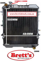 SPEC 14001.511 RADIATOR  MAZDA TITAN T3500 1984-1989 SL 3500CC 3.5L 1984- WVL4 1987- WVL4B 1990-1995  WVL4B PARKWAY BUS CHECK SIZES AND PICTURE BEFORE ORDERING !!