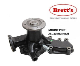 SPEC 14020.047 WATER PUMP NISSAN UD WATER PUMP  All the mounting bolt posts are 30mm in height  Suits  Non Turbo FE6A fitted to CMA87 , FE6B fitted to CMA87 ,  CMB87 suits from 9/1988-1995