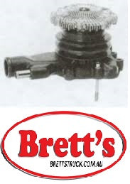 SPEC 14020.409 WATER PUMP AND VISCOUS FAN HUB ATLAS CABSTER NISSAN CIVILLIAN  W40 H40 3.3L 6/1984-7/1987 ED33 FD33 FD33T