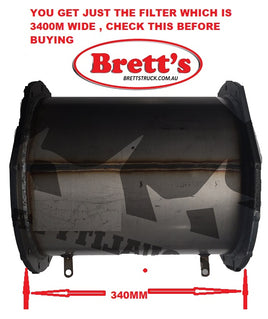 SPEC 14802.205 PARTICULATE FILTER DPD DPF  DIESEL PARTICULATE DIFFUSE DIFFUSER FILTER ISUZU       8980274204 8980274200 8980274202 FXR FXR77 2008-2012 6UZ1 TC-N 6UZ1-TC 6UZ1TC-N