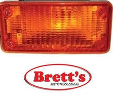 XXX ZZZ 15421.041 LH LEFT FRONT BLINKER FLASHER PARK REPLACEMENT LENS  NISSAN UD 26090Z9405 26090-Z9405 CGA46 1989-1992 FRONT   CKA46 1988-1992   CWA46 1988-1992   CWA71 1989-1992