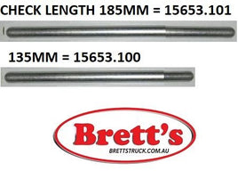 15653.100 135MM PUSH ROD  CLUTCH SLAVE CYLINDER   FE647 FE657 FE649 FE639 FG649  HYDRAULIC BORE MITSUBISHI  FUSO CANTER 1995-