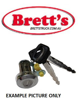 SPEC 17800.302 DOOR BARREL AND KEY RH RIGHT OR LH LEFT HAND DOOR FE4 CANTER  1986-1995 FE434 FG434 FG439 FE339 FE334 FH100 MITSUBISHI MB482811 MB482810