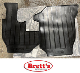 18880.208 FLOOR MAT FXZ FXM FYZ 2008-2024   RUBBER MAT WITH "ISUZU" ISUZU TRUCK FXY77 FXZ77 EURO 4 2008-2011  FXM77 2011- SiTEC II 325- 6UZ1-TZN 9.8L 2011-