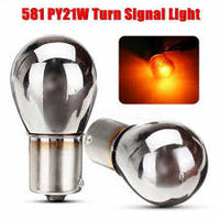 ZZZ 47651N 10 PAK 24V 21W CHROME SILVER AMBER GLOBE SINGLE GLOBE HINO RANGER PRO DUTRO 47651 FLASHER BLINKER AMBER BULB GLOBE 47651BL WITH STRAIGHT PIN HM03-BAB X 10 HM03-BABX10 15401.050SC