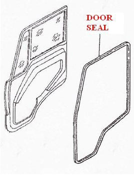 17406.219 LH LEFT DOOR SEAL ISUZU NPR NKR  NKR77    NPR58 4BE1 1994-1998  NPR66   NPR70 4HE1 1999-2005  NPR71 4HG1 1996-2005  NPS66  NPS71 4HG1 1996-2005  NQR70 4HE1 1996-2005  2005-2008 NKR77 4JH1-TC 2005-2008 NPR75 4HK1-T 2005-2008 NPS75  NQR75