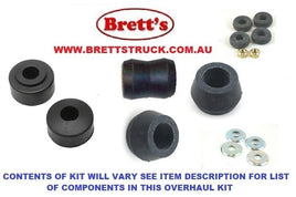 10611.101 BUSH OVERHAUL KIT SHOCK ABSORBER  SUIT NPR58 87-94  NPR58 94-    NPR59        4BD1/T    3.9L    1984-94 NPR66  1991-05 NPR70        4HE1T    4.8L    1999- NPR71  NPR75   NO ABS BRAKES NPS75 08-