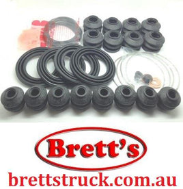 WDK21088F WHEEL BRAKE FRONT CALLIPER KIT  FOR  TOYOTA COASTER BUS Suits the following AUSTRALIAN Spec models - BB40 - All models BB50 - All models HZB50 - All models XZB50 - All models XZB70 - All models