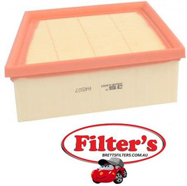 A4507 AIR FILTER  Ford    Fiesta 1.4L, 1.6L    2009- WS/WT. Petrol. 4Cyl. HXJ/SPJ. MPFI. DOHC 16V Ford    Fiesta 1.6L TDCi    2009- WS/WT. Turbo Diesel. 4Cyl. HHJ. DI. DOHC 16V