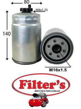 FC0005  FUEL FILTER  WCF117 32/912001 FF234 3192226910 FC5715 FC-5715 FF5060 FF834 MANN WK 842/2, GOLDONI 06340242, PERKINS – 4415122