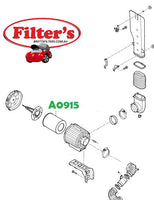 A0915 AIR FILTER HYUNDAI HD120 281306B110 ELEMENT-AIR   2017- Engine Capacity: D6GA(G-ENG 25*PS) 10EMFor options: 2001E6 SAKURA FA-29430 FA29430 A29430 A-29430