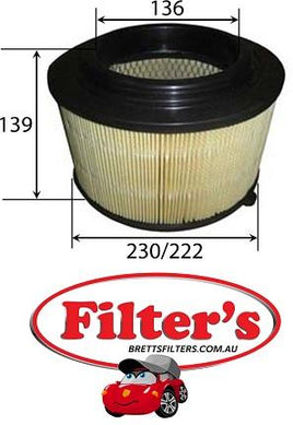 A25003 AIR FILTER MAZDA BT-50 BT50 2.2L 3.2L 2011- FORD RANGER PX XL 2.2L 3.2L 2011-