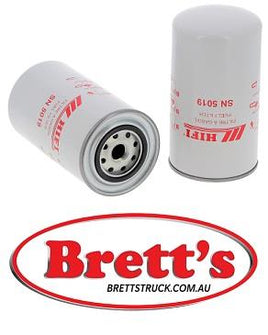 SN 5019 SN5019 FUEL FILTER  CASE A184774 replacement fuel filters BALDWIN BF588 CARQUEST 86336 DONALDSON P552603 Fram P3380 HASTINGS FF828 HIFI-FILTER SN5019 LUBER-FINER FP603 WIX 33336