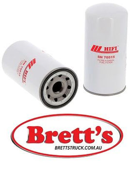 SN70515 FUEL FILTER BTP UD-TRUCKS 22328201 UD-TRUCKS 52238-43841 5223843841 VOLVO 20405160    VOLVO 21764937 VOLVO 22474709    VOLVO 23843837 VOLVO 23861995 VOLVO VOE20405160 WIX SF10447 WIX WF10447 RYCO Z1203