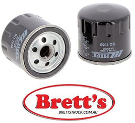 SO 7059 SO7059 OIL FILTER FOR FORD VU/LT/LW COURIER 1.4I,  LADA KALINAII 1.6 BREAK,  MAZDA 121 1.2I 16V, 2 1.25, 2 1.4, 2 1.6, 3 1.4,