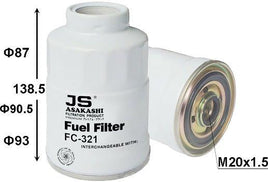 FT6243 FUEL FILTER  ISUZU 5876110030  8-98037480-0 ISUZU 8980374800