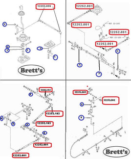 SPEC 12232.394 GEAR LINKAGE KIT BUSH SET OVERHAUL YOUR SLOPPY GEARSHIFT MITSUBISHI FUSO FV FV51 FV54 FS52 FV51J FS52J & FV54J WITH ROADRANGER GEARBOX 2003-