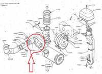 ZZZ SZ92033098 AIR INTAKE HOSE FS270 EK100 SUPER DOLPHIN  HINO 90023.035 9002-33397 900233397 SZ920-33088