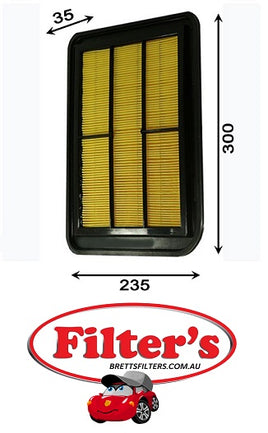 A0478 AIR FILTER   LPG MODELS FORD FALCON SEDAN 6CYL BA BF BA SERIES BARRA156 FA3447 A-1957 FA-1957 A1475