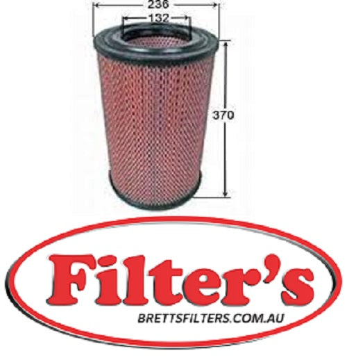 A276OUT AIR FILTER OUTER RADIAL SEAL ISUZU FRR90 08- & HITACHI