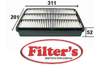 A523J AIR FILTER HOLDEN JACKAROO UBS25 V6 3.2L 6VD1 MPFI SOHC 05/1992-1998 HOLDEN JACKAROO  UBS26 V6 3.5L 6VE1 MPFI DOHC 24V 02/1998-2004 HOLDEN   RODEO 2.2L 6/98-  3.2L - PETROL V6 - 6VD1 - 2000-