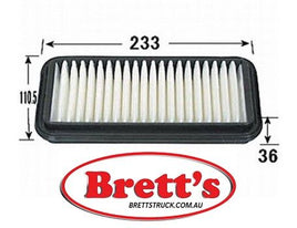 SA 8536 SA8536 AIR FILTER HIFI BUY AT BRETTS TRUCK .COM.AU 13780-83H50 SUZUKI VL Roadpartner 1PSH13Z40 , Pitwork AY120KE052 — FILTER, AIR