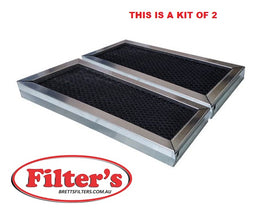 AC9880 CABIN AIR FILTER KIT OF 2  4700 4800 4900 ALLIANCE	RD387770 NAPA Gold	550421 Red Dot 	RD387770 WESTERN STAR 	600153418 WESTERN STAR 	WWSRD387770 WESTERN STAR 	WWSRD-3-8777-0 WIX(USA)	WP10421