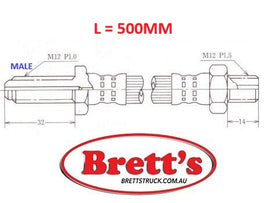 BH26098F  BRAKE HYD HOSE HYDRAULIC LINE  FRONT BRAKE HOSE FD FF GD FF177 FD174 FD176 GD174 HINO SZ940-72029 HINO SZ940-72029P HINO SZ940-72123P Miyaco BH-4547 Miyaco BH-4551 Miyaco BH-4565 HINO 444081320 HINO 63044507-31 HINO 63044507-32