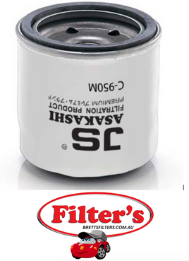 C950M OIL FILTER MOTORCYCLE  MOTOR BIKE SUZUKI C950 C-9301 WZ444 16510-07J00 16510-44D00 16510-34E00 16510-06B00 16510-34E00 16510-03G00 Z444 SF-3009 MW65 WMOF05 BANDIT - 1250CC - 2008  GSF600S BANDIT - 600CC  RMZ102 HF138 HF-138