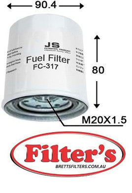 FT 7219 FT7219 FUEL FILTER FOR GENELEC 30KVA