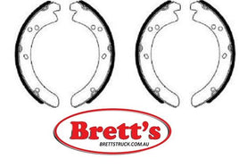 SPEC FNA501  BRAKE SHOE SET OF 4 SHOES  FRONT OR REAR 320MM X 60MM (63MM) FORD TRADER 78-81 0409 O409