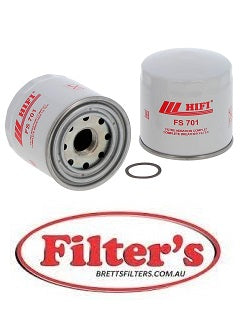 FS 701 FS701 BREATHER FILTER BALDWIN BT368 ,DONALDSON P539468 ,FIAT 4835378 ,FIAT 74835378 FLEETGUARD AF4610 ,TOTAL-SOURCE SY44211 ,WISMET WHY316374 WISMET WOU914865 ,WIX 46100,