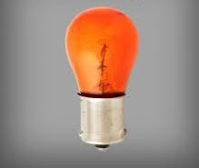 47651BL 24V 21W AMBER GLOBE SINGLE GLOBE HINO RANGER PRO DUTRO 47651 FLASHER BLINKER AMBER BULB GLOBE 47651BL WITH STRAIGHT PIN HM03-BAB