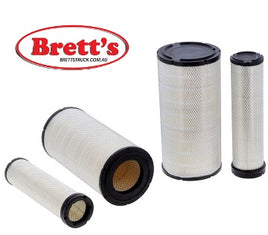 KA160117 AIR FILTER KIT OUTER AND INNER SET KOMATSU PC240-10LC/NLC,PC240-11,PC240-8K,PC240LC-11,PC270-8KLC/NLC, PC290-10LC/NLC,PC290-11LCI,PW180-7E0,PW200-7E0,PW220-7E0