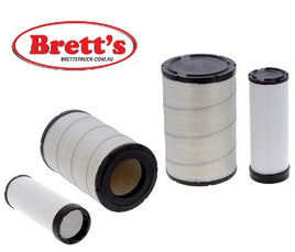 KA160148 AIR FILTER KIT OUTER AND INNER SET HIDROMEK HMK220NLC-4,HMK230LC-4,HMK230NLC-5