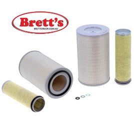 KA18333 AIR FILTER OUTER AND INNER SET DONGFENG 1109021937 HIGER K2337 HIGER KW2337 SDLG 4110000909074 SHACMAN 199012190137 WEICHAI-DEUTZ 13031267 XCMG 803190297