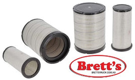 KA18407 AIR FILTER OUTER AND INNER SET DONGFENG Tianlong440Euro5