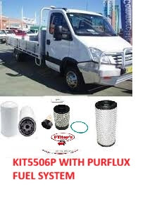KIT5506P THIS KIT SUITS PURFLUX FUEL FILTER  FILTRATION KIT5506 IVECO NEW DAILY 3L 3.0L TURBO  2007- OIL FUEL AIR  35S14 45C15 45C17 45C18 50C17 50C18 65C17 65C18. Turbo Diesel. 4Cyl. F1CE0481. DOHC 16V