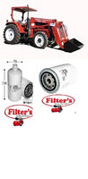 KITF002 FILTER KIT FOTON TRACTOR / EUROLEOPARD  FT604 4X4 60HP With 4 cylinder Chinese Perkins engine  OIL FUEL FILTER SERVICE KIT Foton Lovel