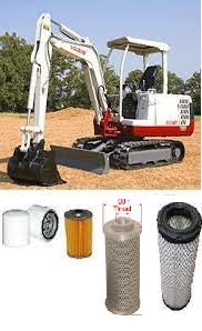 KITT009 FILTER KIT TAKEUCHI  TB014 Yanmar 3TNE68-NTB TB016 Yanmar 3TNV70-STB     TB219  FILTERS   OIL FUEL AIR   FILTER SET  WITH HYDRAULIC FILTER